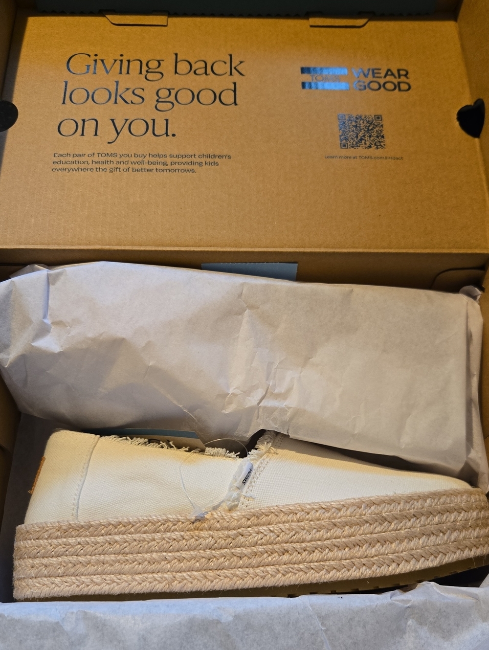 Shoe in box
